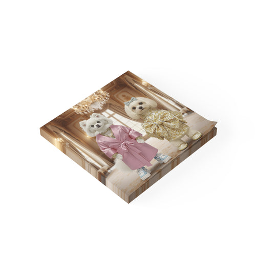 A portrait-style Sticky Note® memo pad designed to add character to everyday notes. Small in size, but intentionally bold in concept