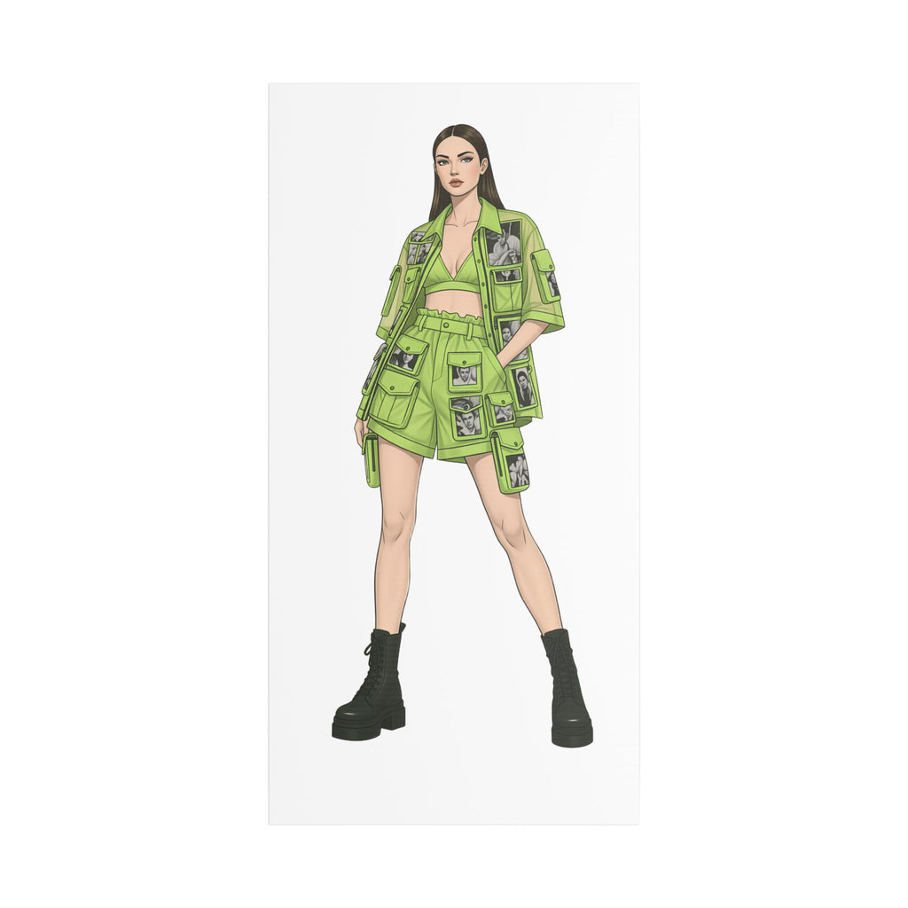 Minimal Fashion Figure Canvas — Quiet Statement Art