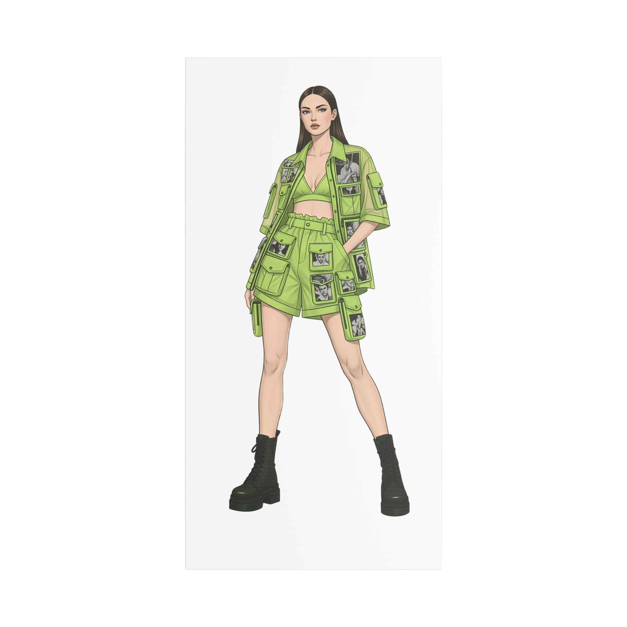Minimal Fashion Figure Canvas — Quiet Statement Art