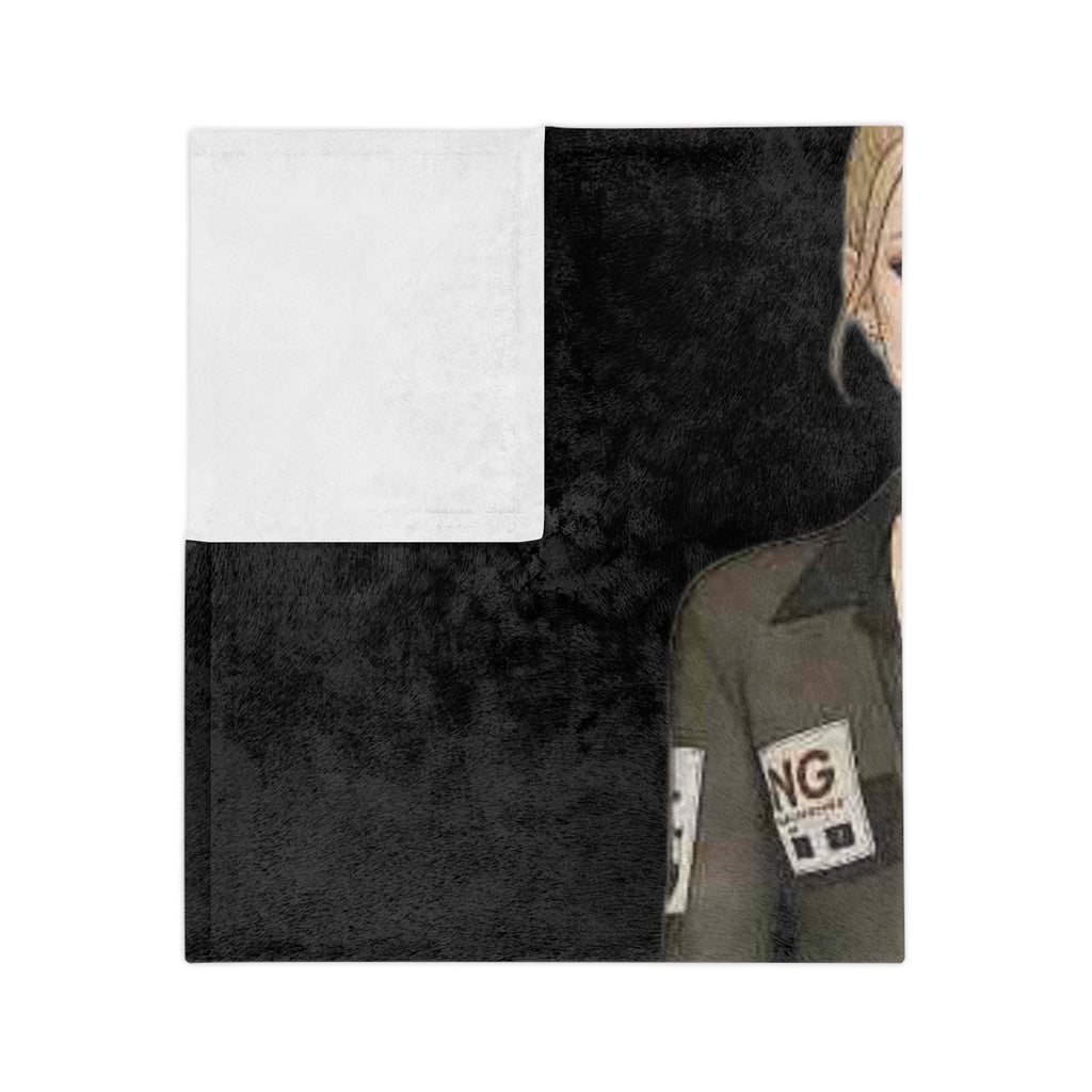 Fashion Illustration Blanket – Modern Chic Art Throw