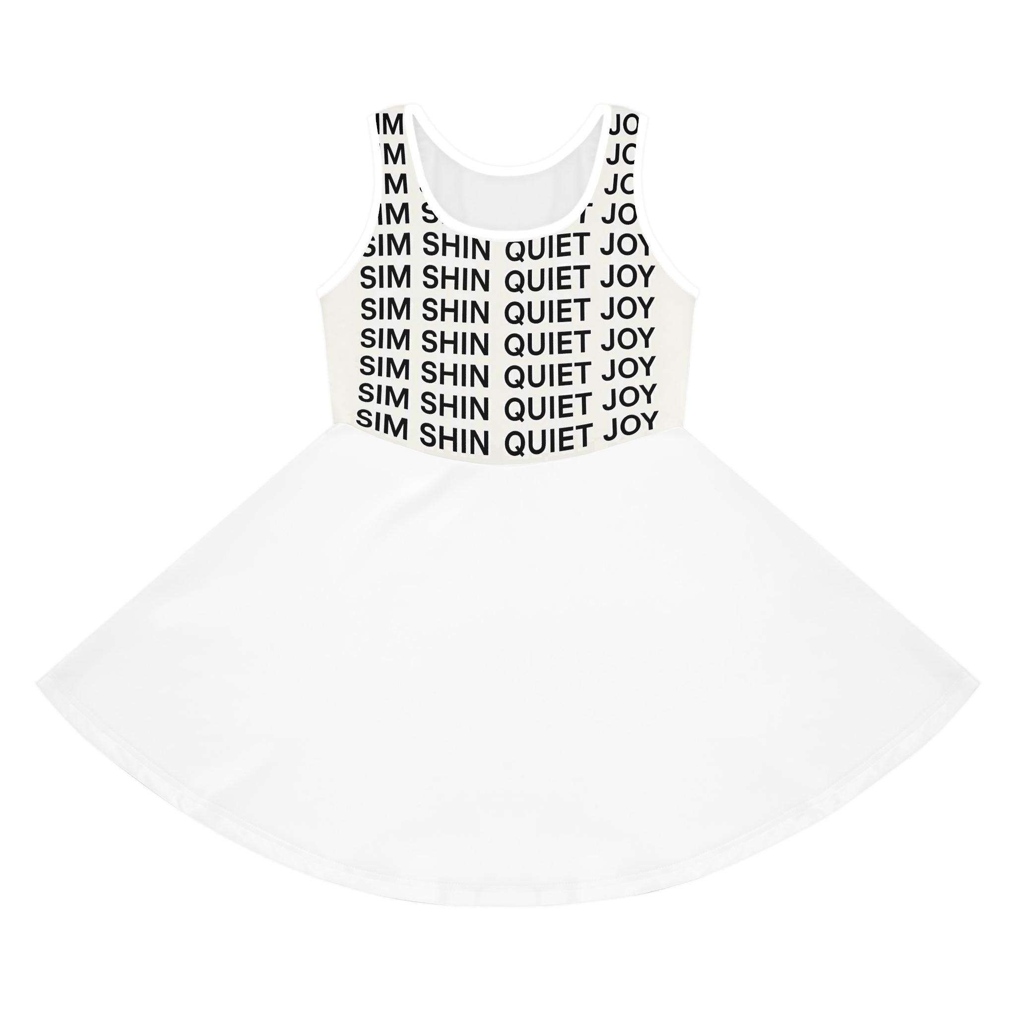 Minimal Logo Kids Dress – Quiet Joy Signature Dress