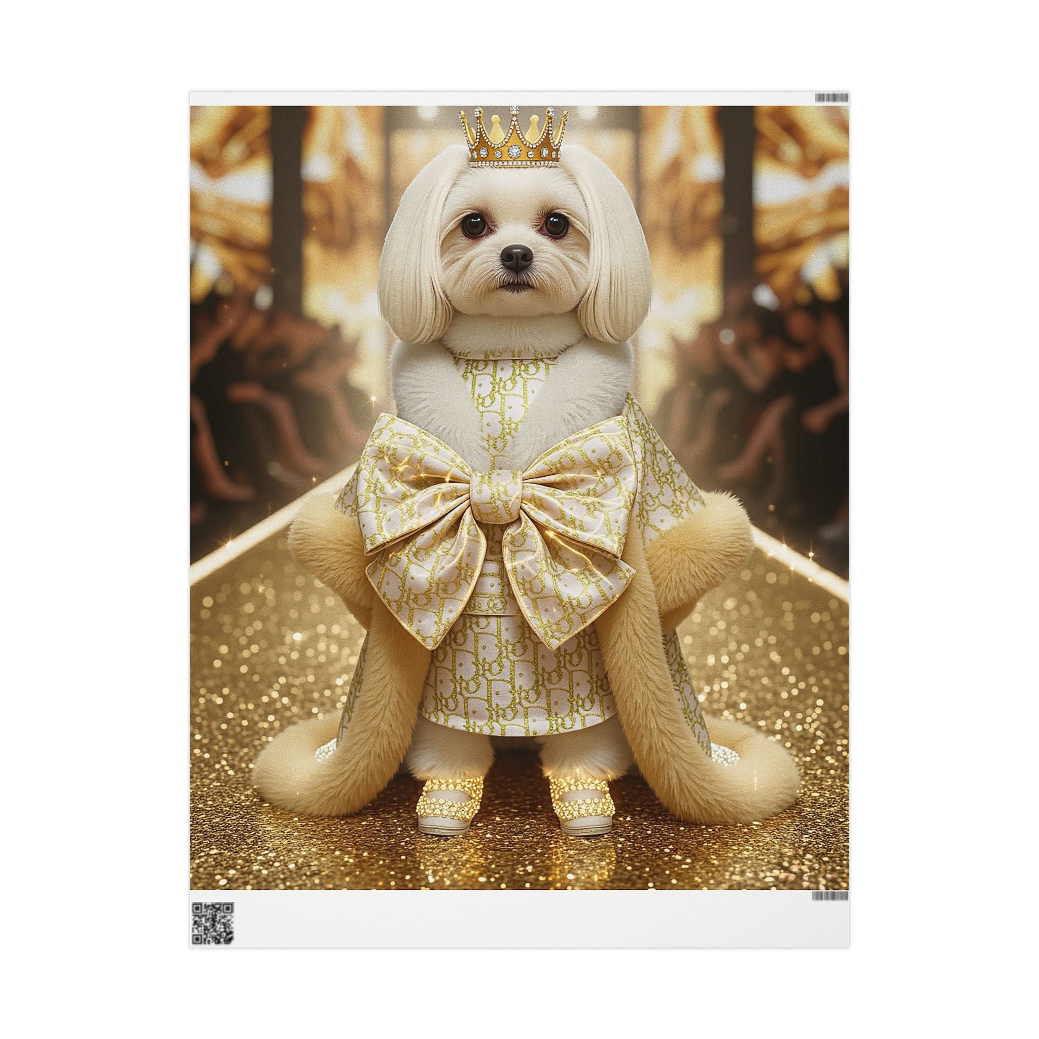 Royal Dog Gift Wrapping Paper