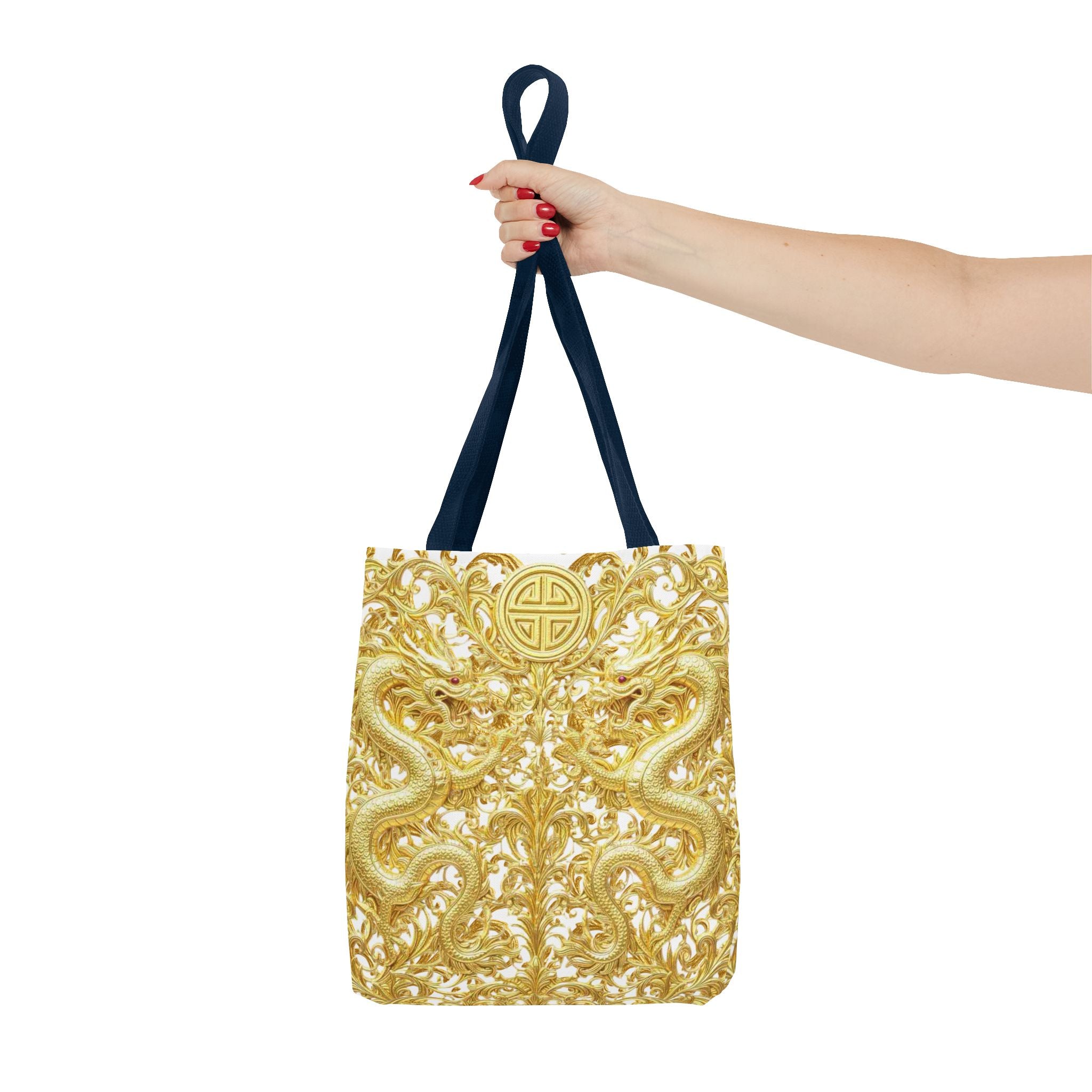 Gold Dragon Baroque Tote Bag – Luxury Statement Tote