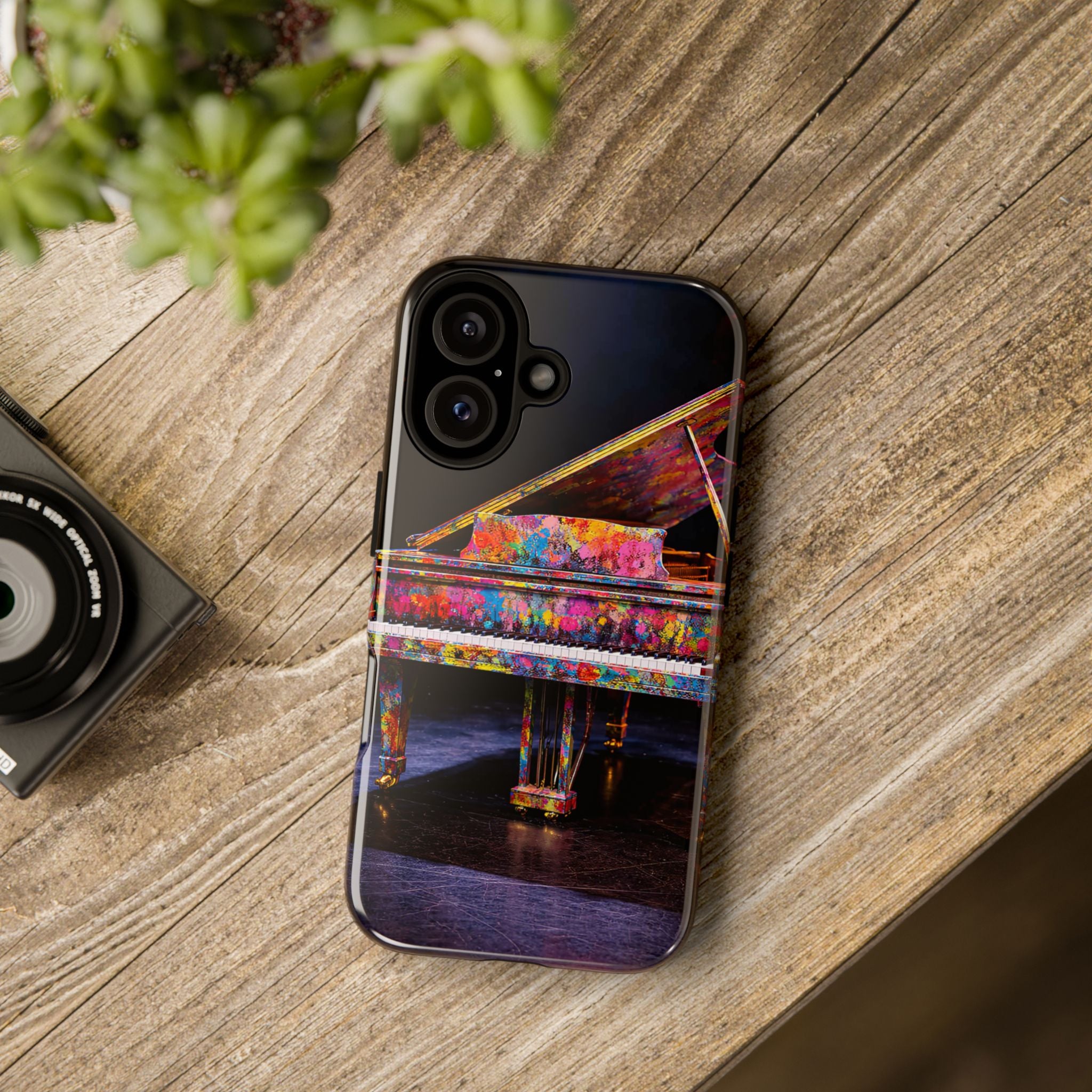Colorful Grand Piano Phone Case | Artistic Luxury Piano Design