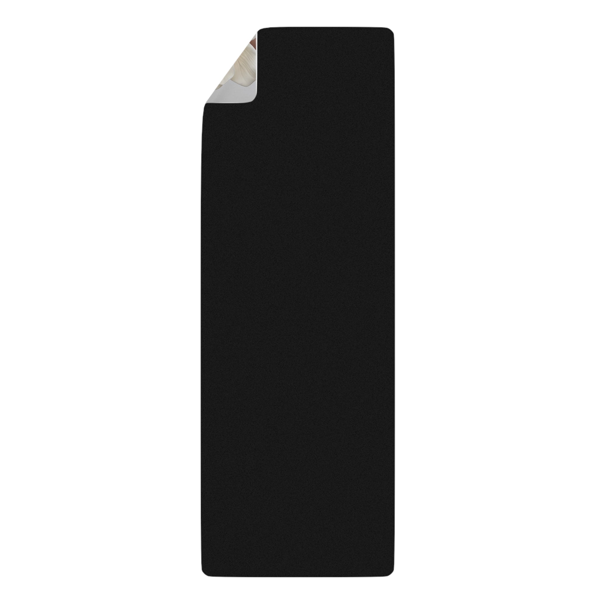 Soft Bloom Yoga Mat – Neutral Floral Home & Meditation Mat