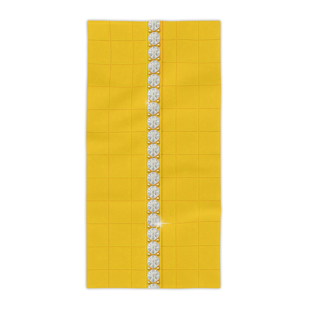 Quiet Joy Yellow Towel – Graphic Statement Collection