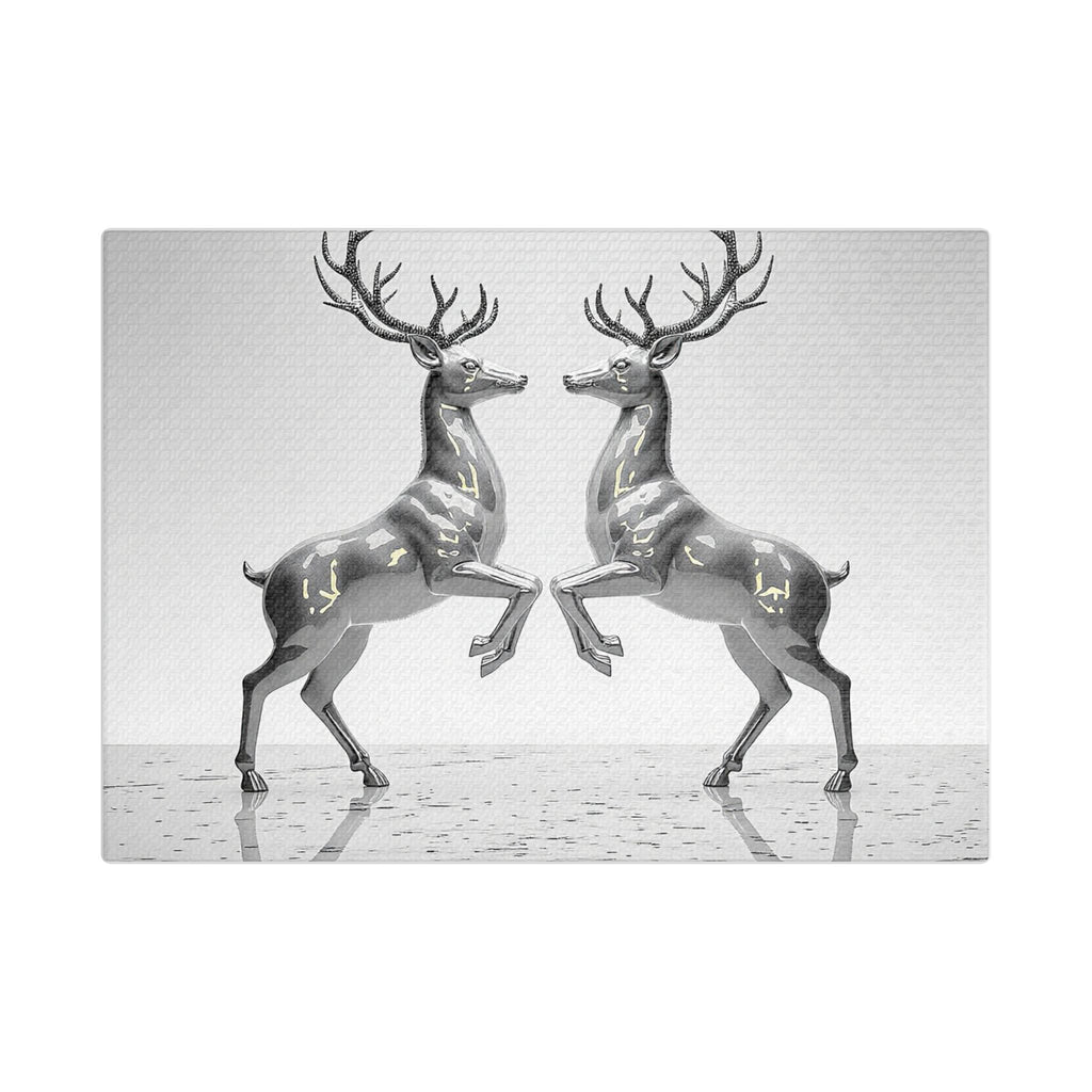 Twin Reindeer Canvas