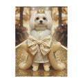 Luxury Royal Dog Blanket – Gold Princess Design