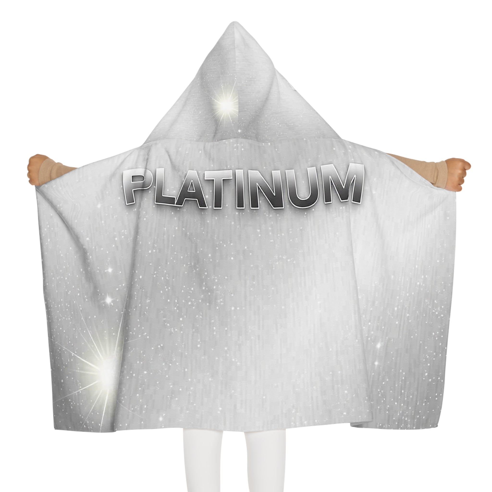 Platinum Hooded Towel – Luxury Silver Hooded Bath Towel for Kids & Home