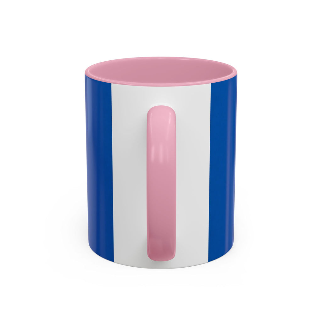 Blue Bunny Accent Mug – Cute Minimal Animal Art Cup