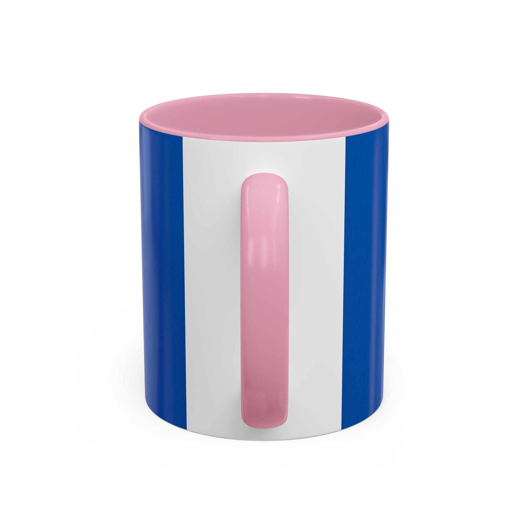 Blue Bunny Accent Mug – Cute Minimal Animal Art Cup