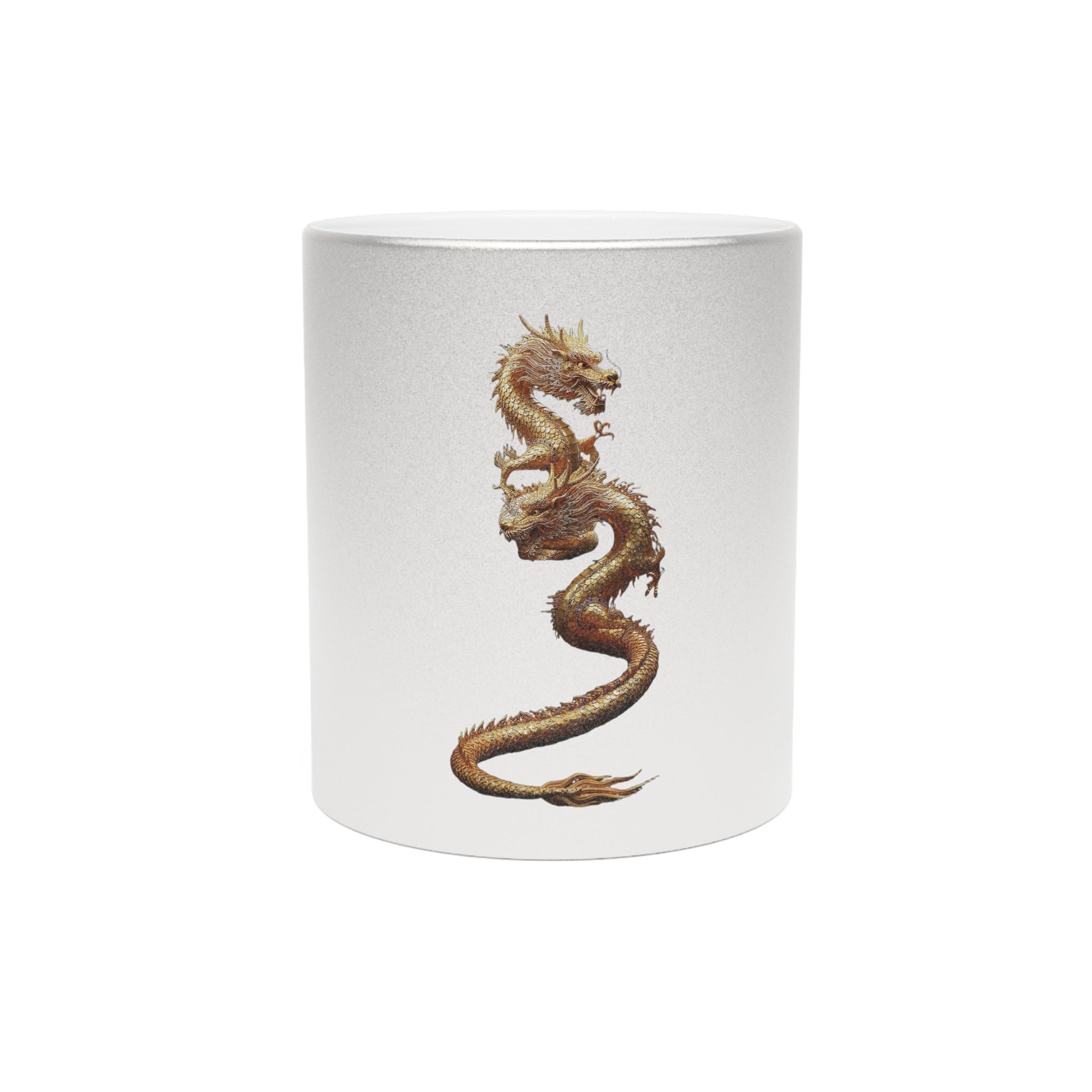 Golden Twin Dragon Mug — Balance, Power, and Fortune