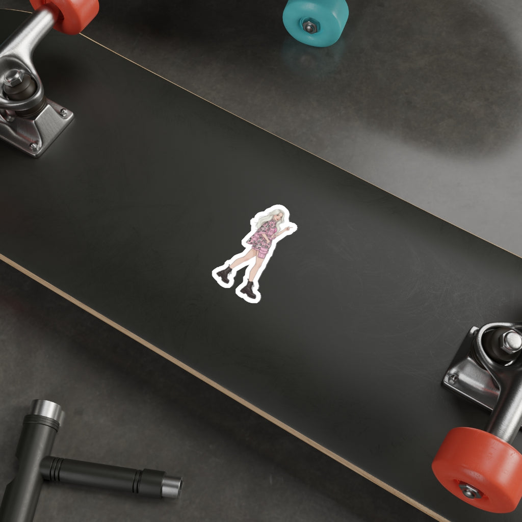 Minimal Fashion Figure Sticker — Clean & Modern Design