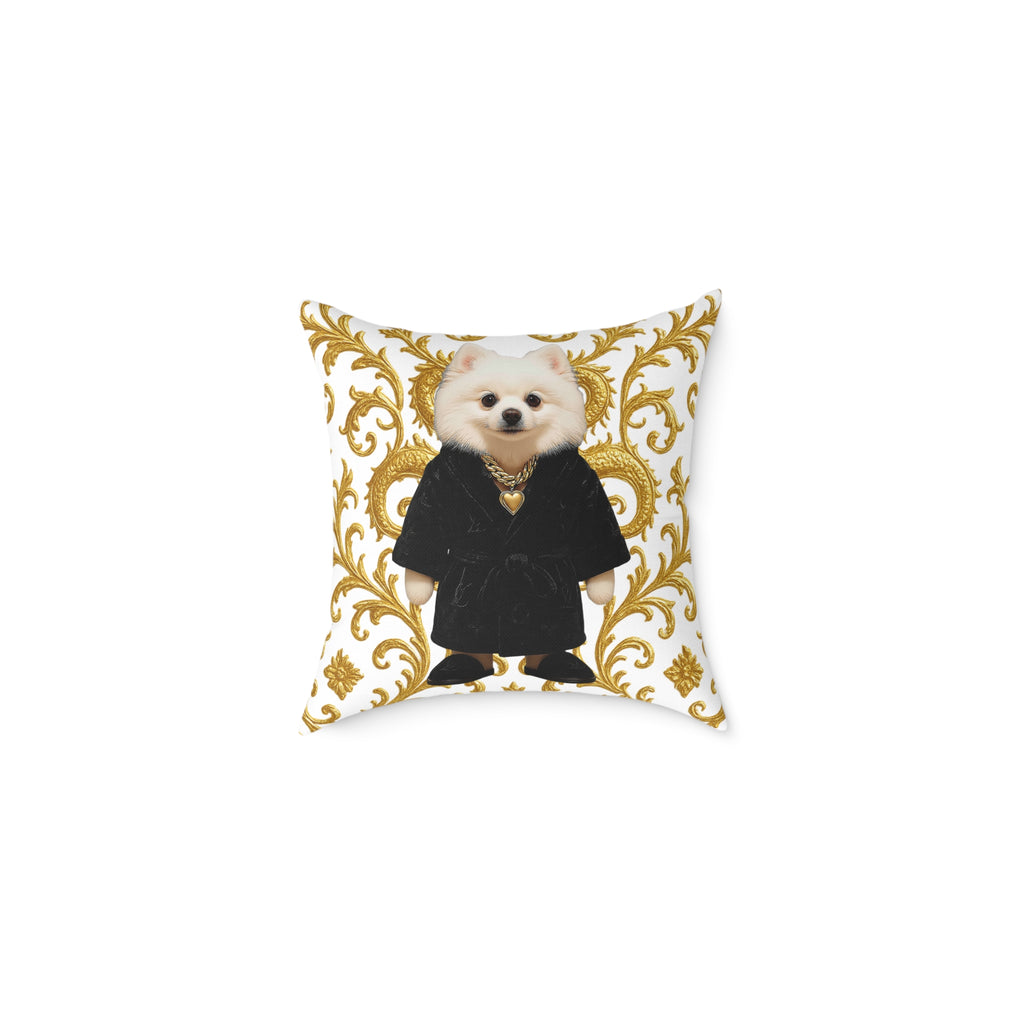Palace Room Decorative Pillow — "Not Just a Cushion" Square Poly Canvas Pillow