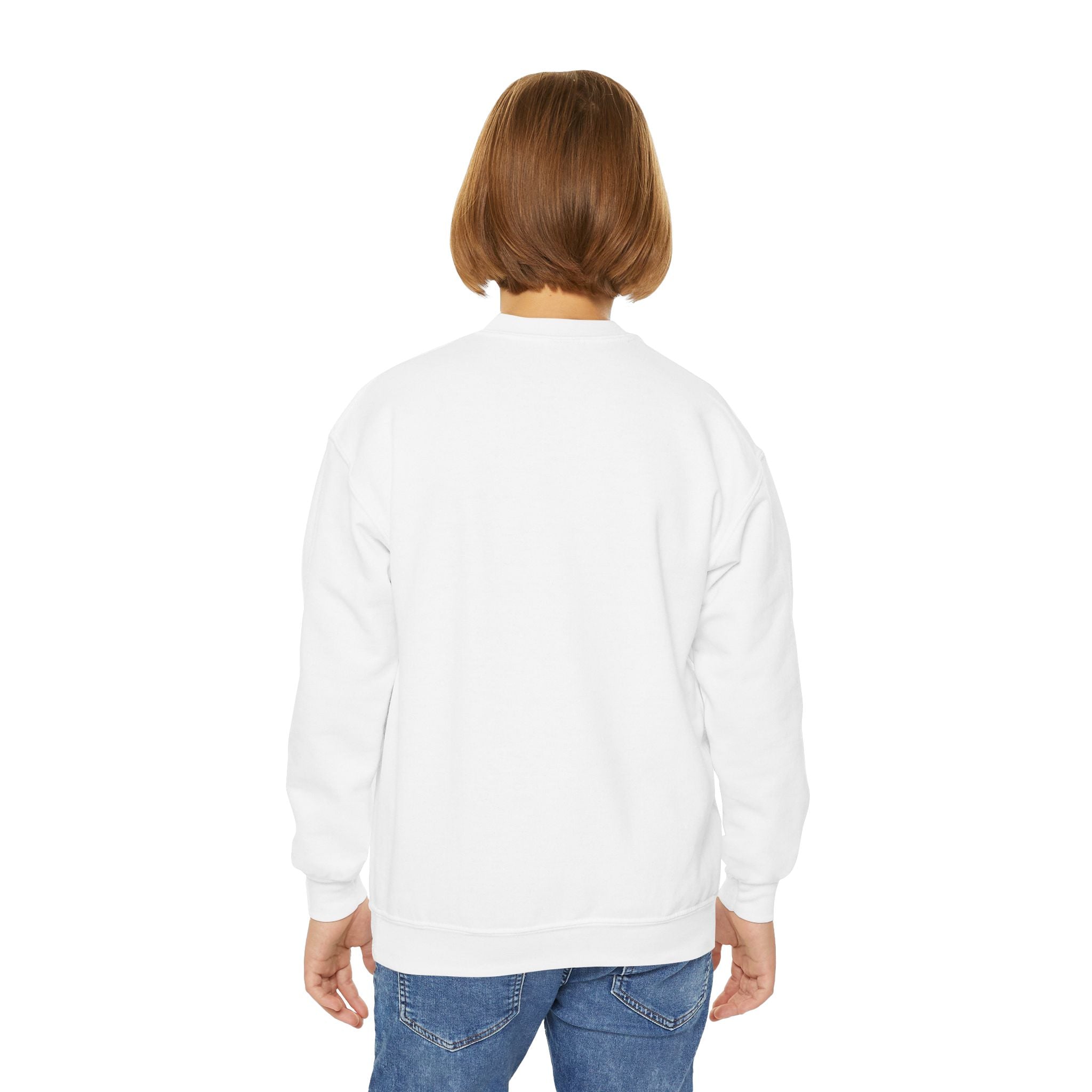 So Cute They Choose It First — Kids Sweatshirt with Twin Dog Illustration