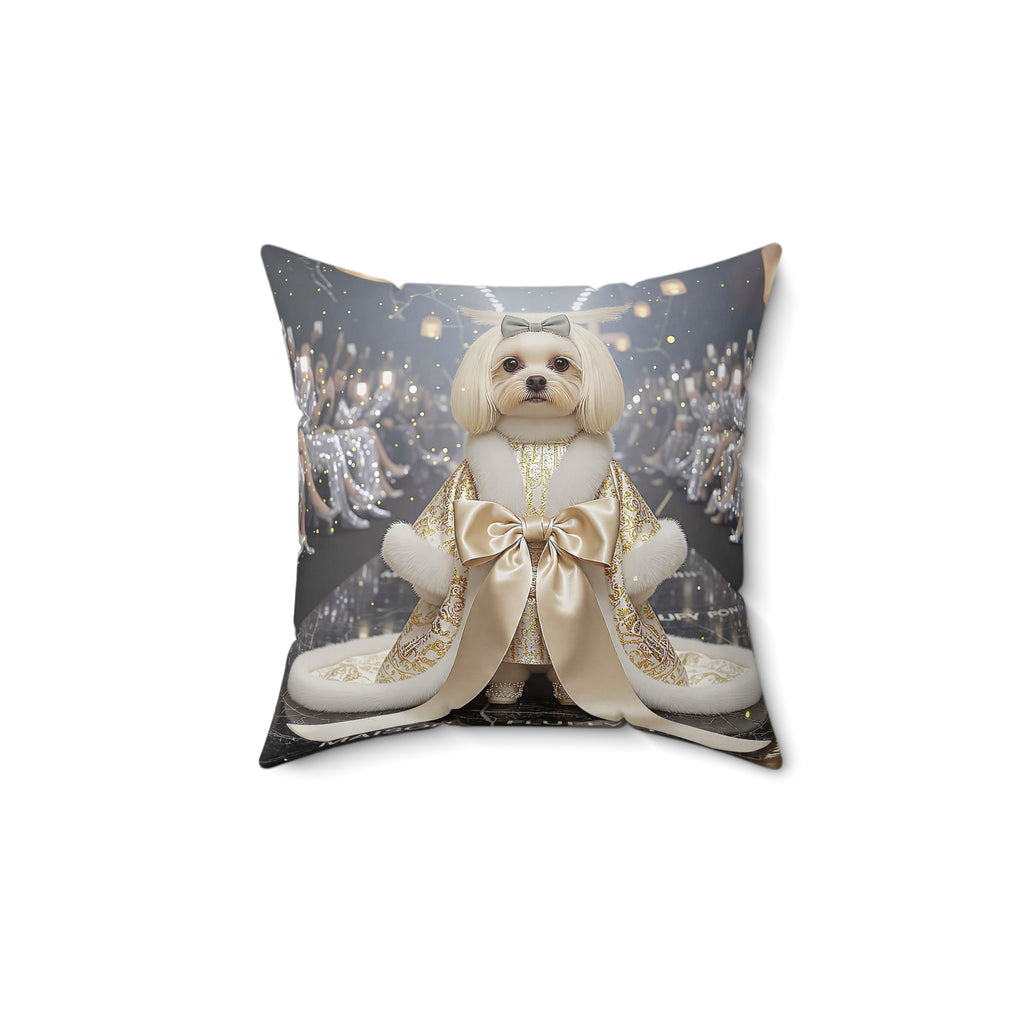 Royal Dog Art Cushion – Double-Sided Decorative Pillow