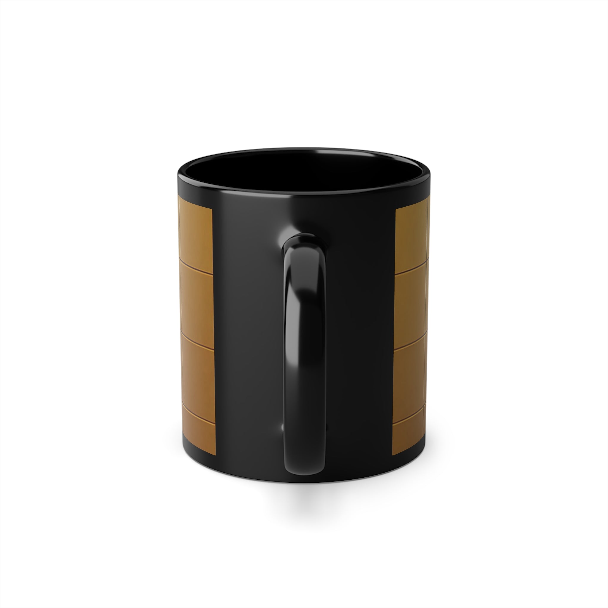 Luxury Gold Grid Mug – Elegant Geometric Design Coffee Cup