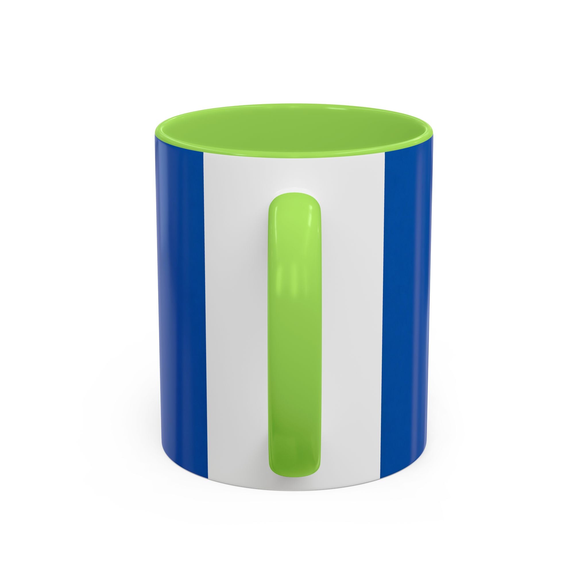 Blue Bunny Accent Mug – Cute Minimal Animal Art Cup