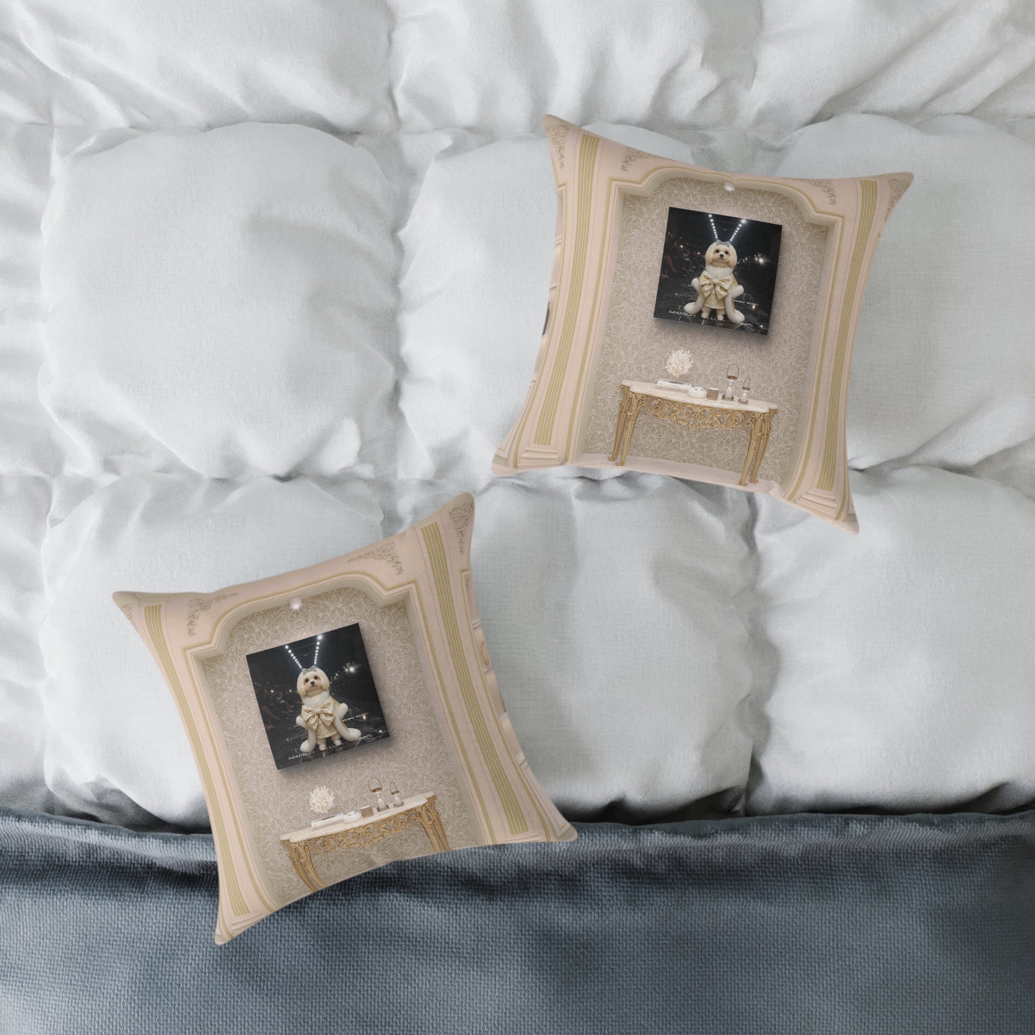 Luxury Dog Art Cushion