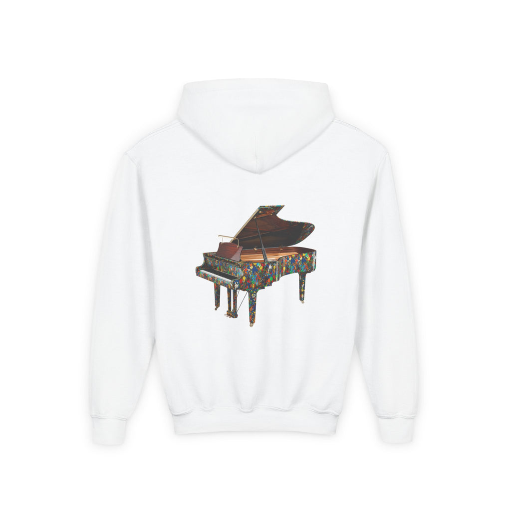 Colorful Grand Piano Hoodie – Art & Music Inspired Graphic Hoodie