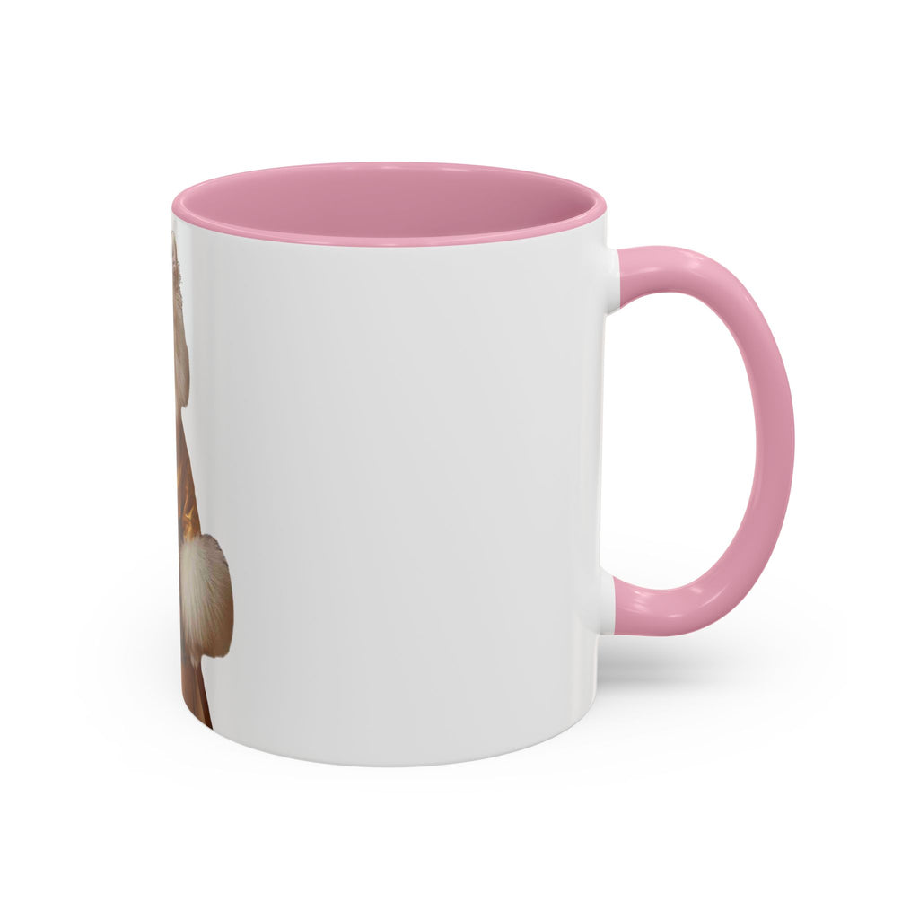 Pomeranian in Golden Robe Mug — Colorful 11oz & 15oz Ceramic Coffee Mug