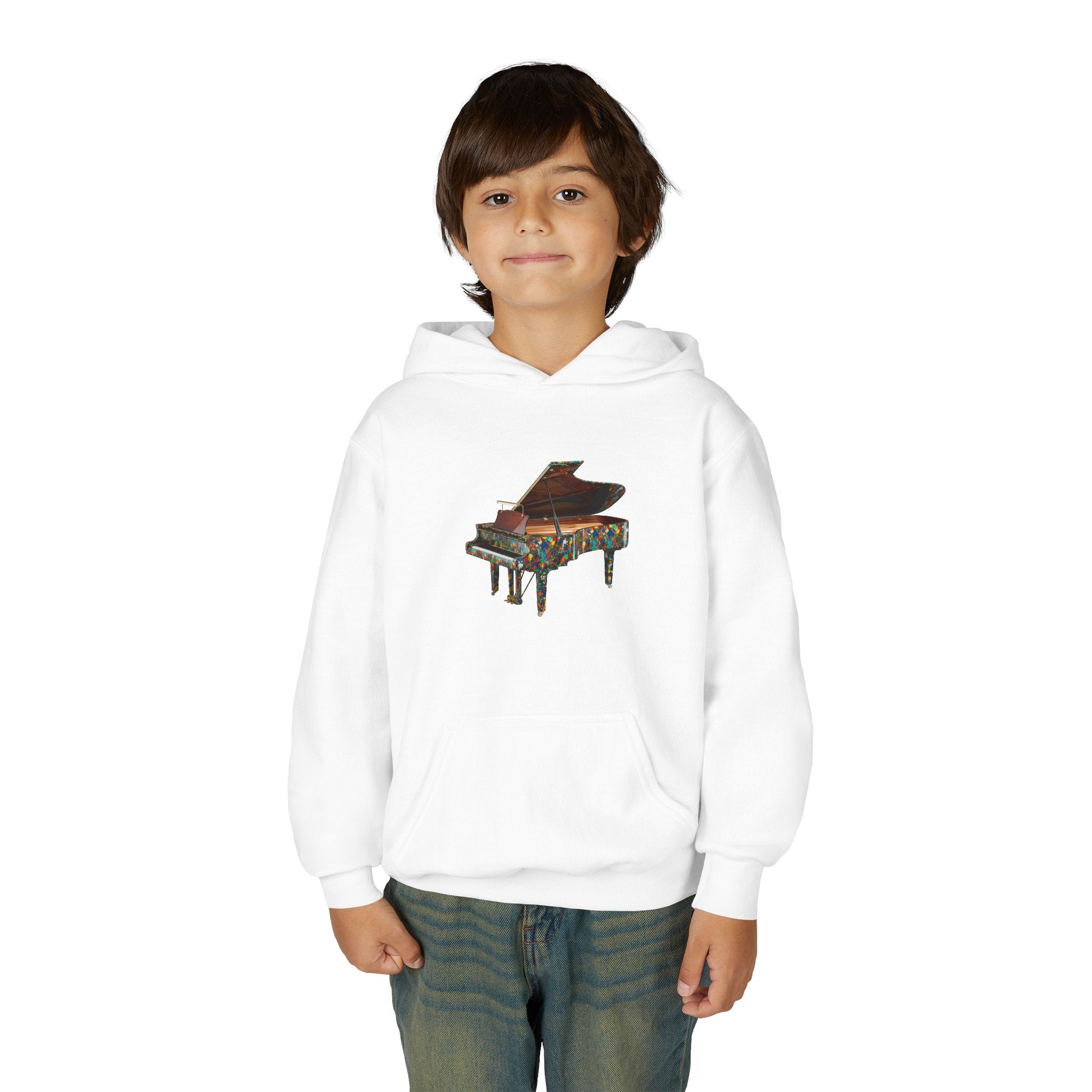 Colorful Grand Piano Hoodie – Art & Music Inspired Graphic Hoodie
