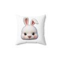 A Soft Bunny for Your Quiet Space Minimal Bunny Face Cushion