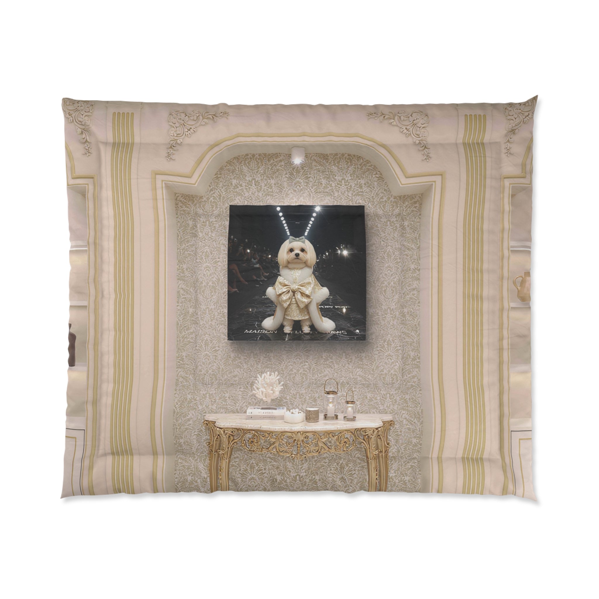 Luxury Bedding Blanket for Modern Bedroom Interior
