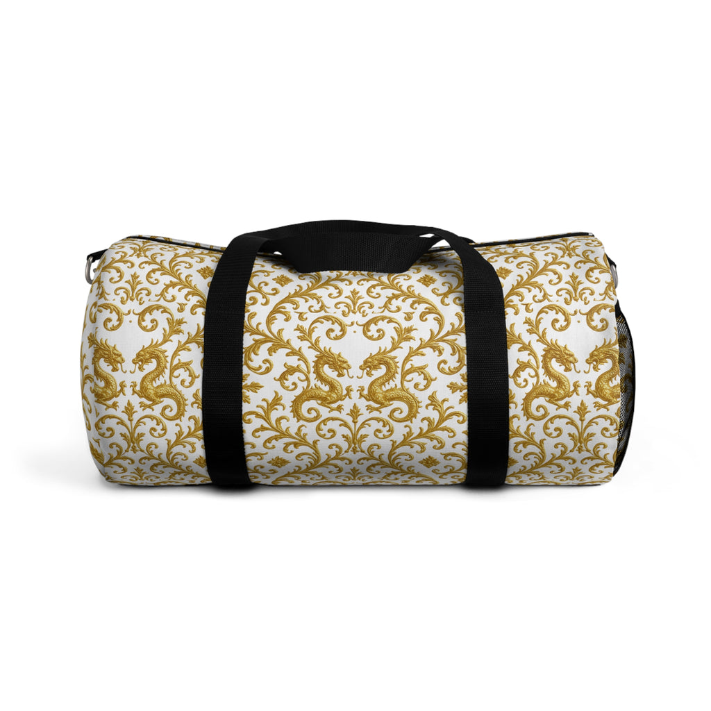 Golden Dragon Baroque Duffle Bag – Luxury Travel & Gym Bag