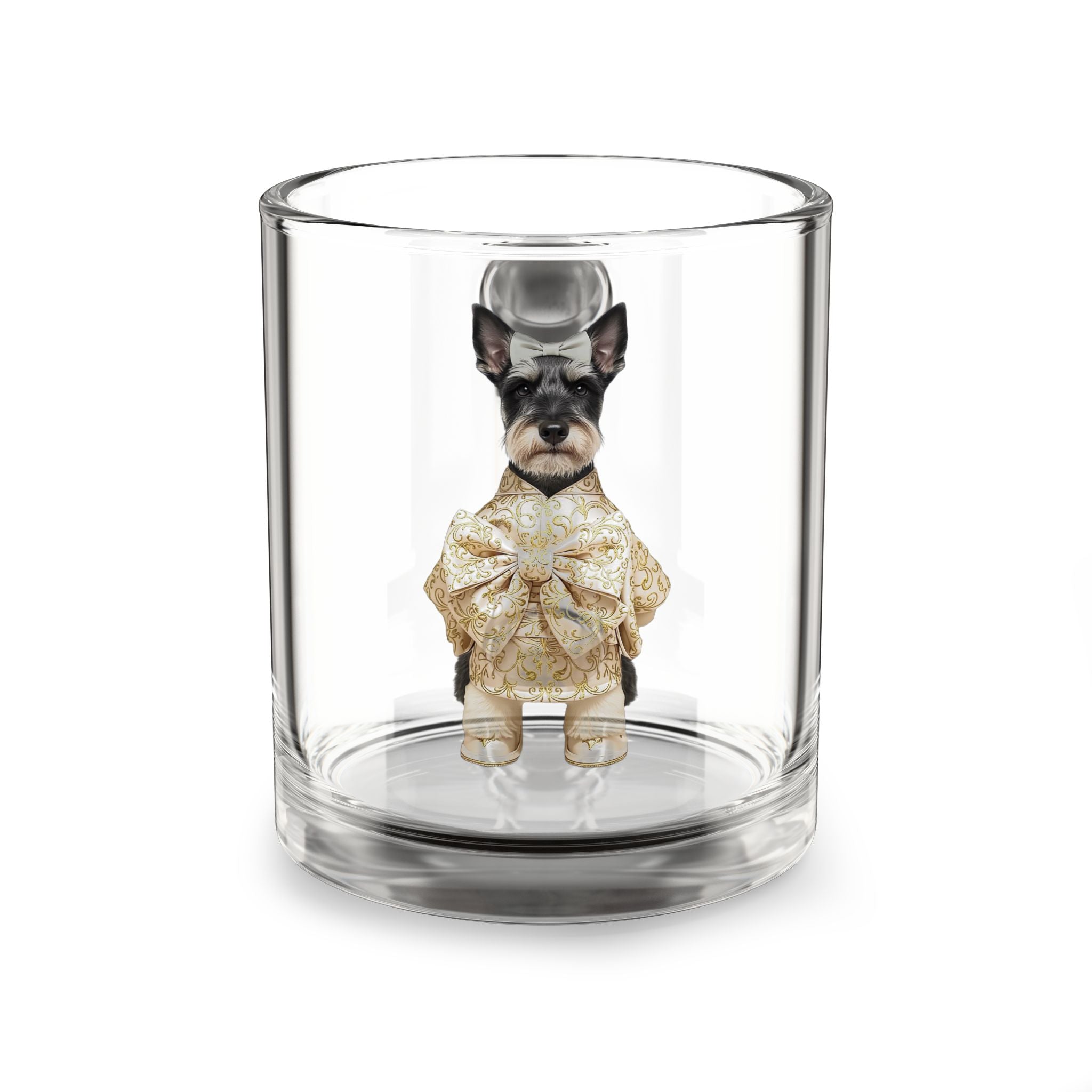 A Little Friend in Your Cup Transparent Glass Mug with an Adorable Pet Figure Inside