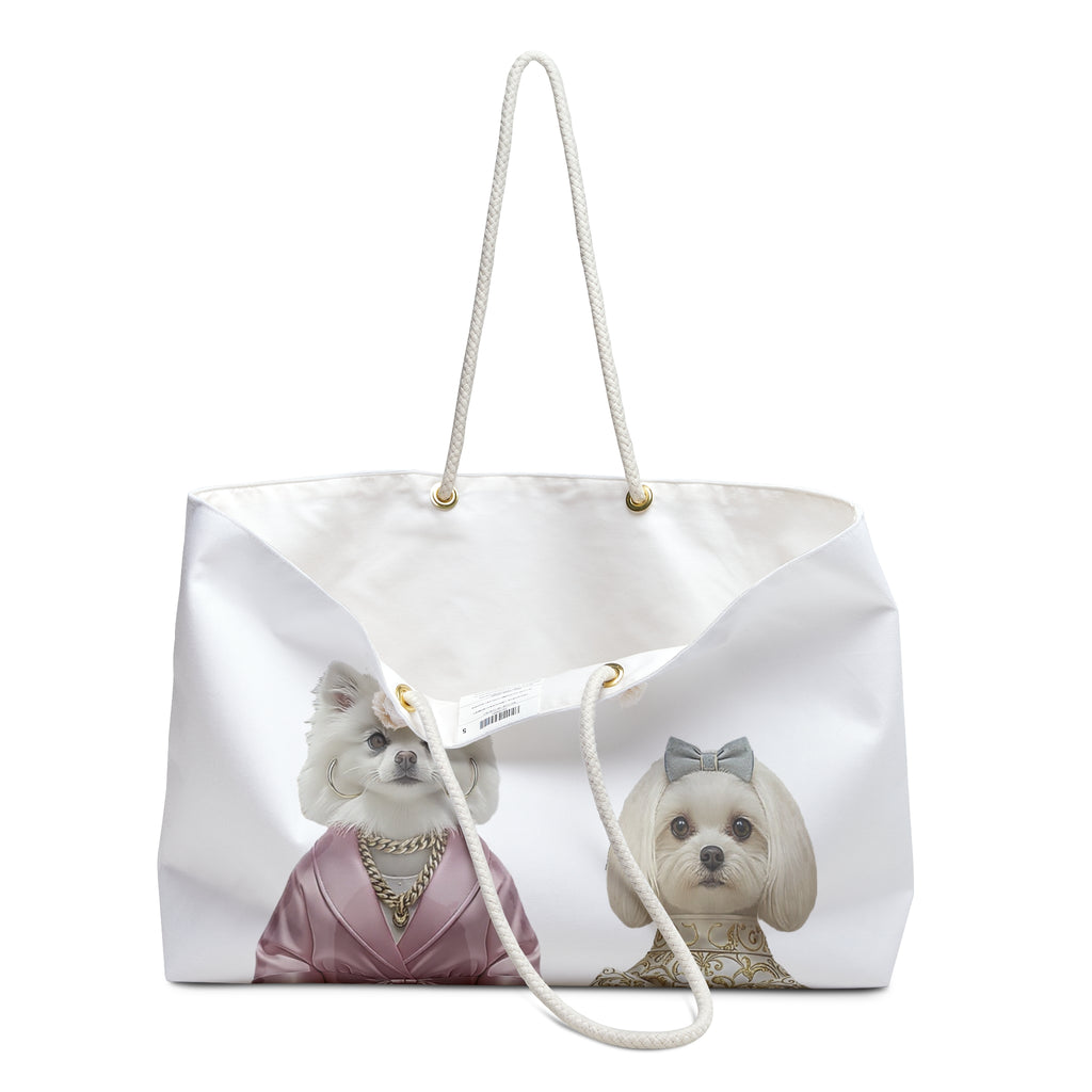 Chic Pooch Weekender Bag – Dressed-Up Dog Travel Tote