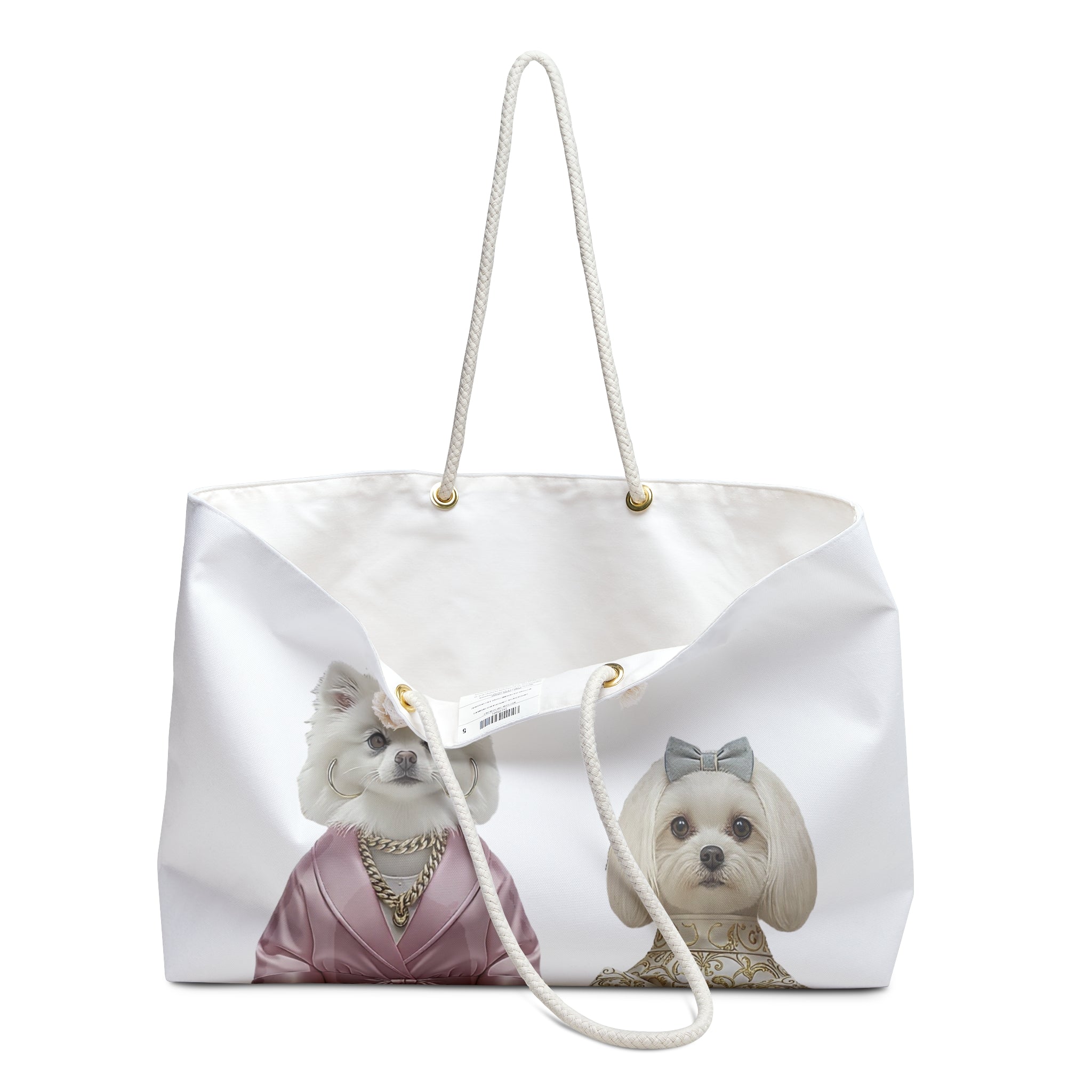 Chic Pooch Weekender Bag – Dressed-Up Dog Travel Tote