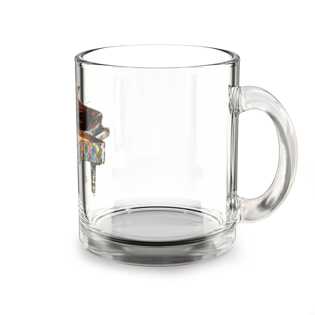 Floating Piano Glass Mug – Art Object Cup