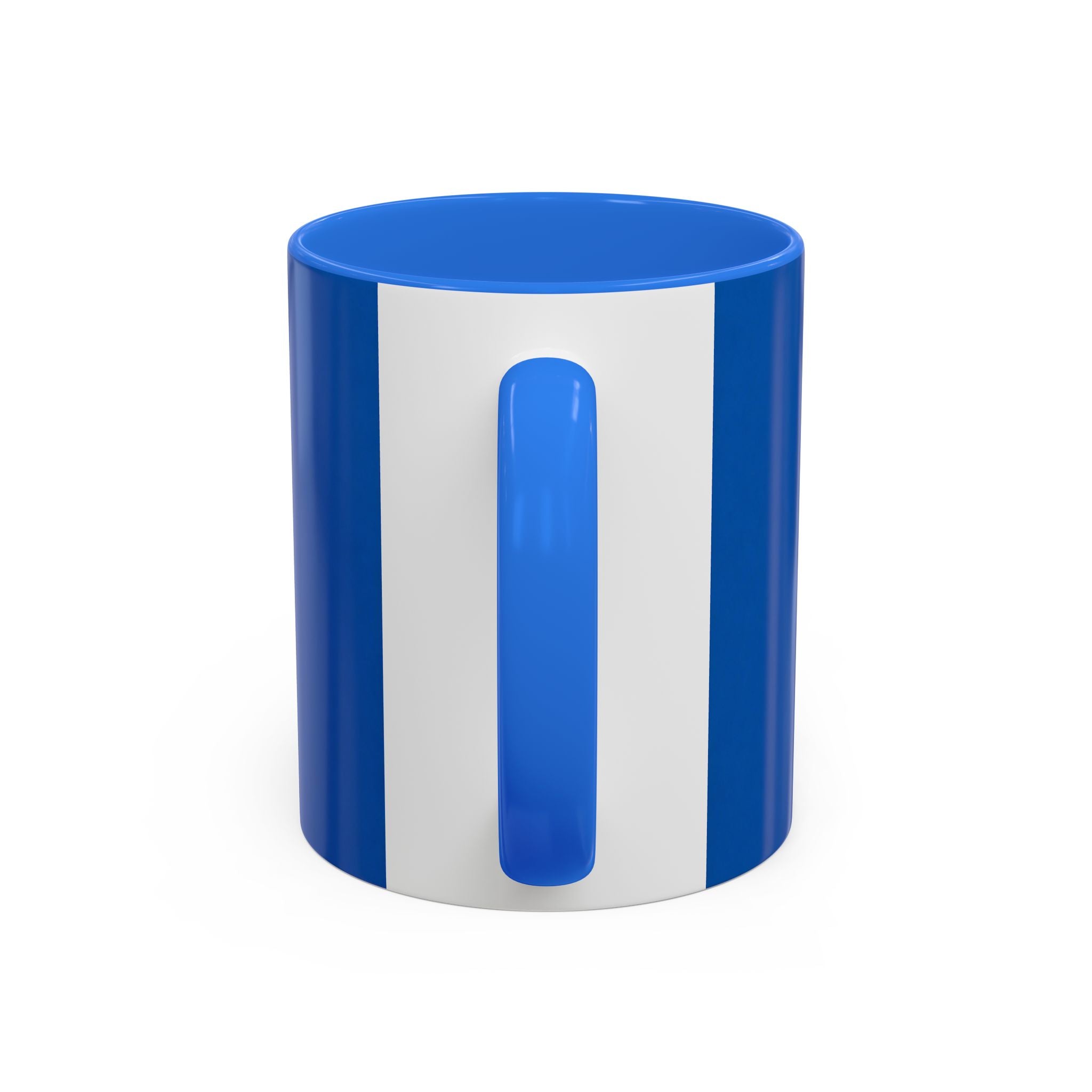 Blue Bunny Accent Mug – Cute Minimal Animal Art Cup