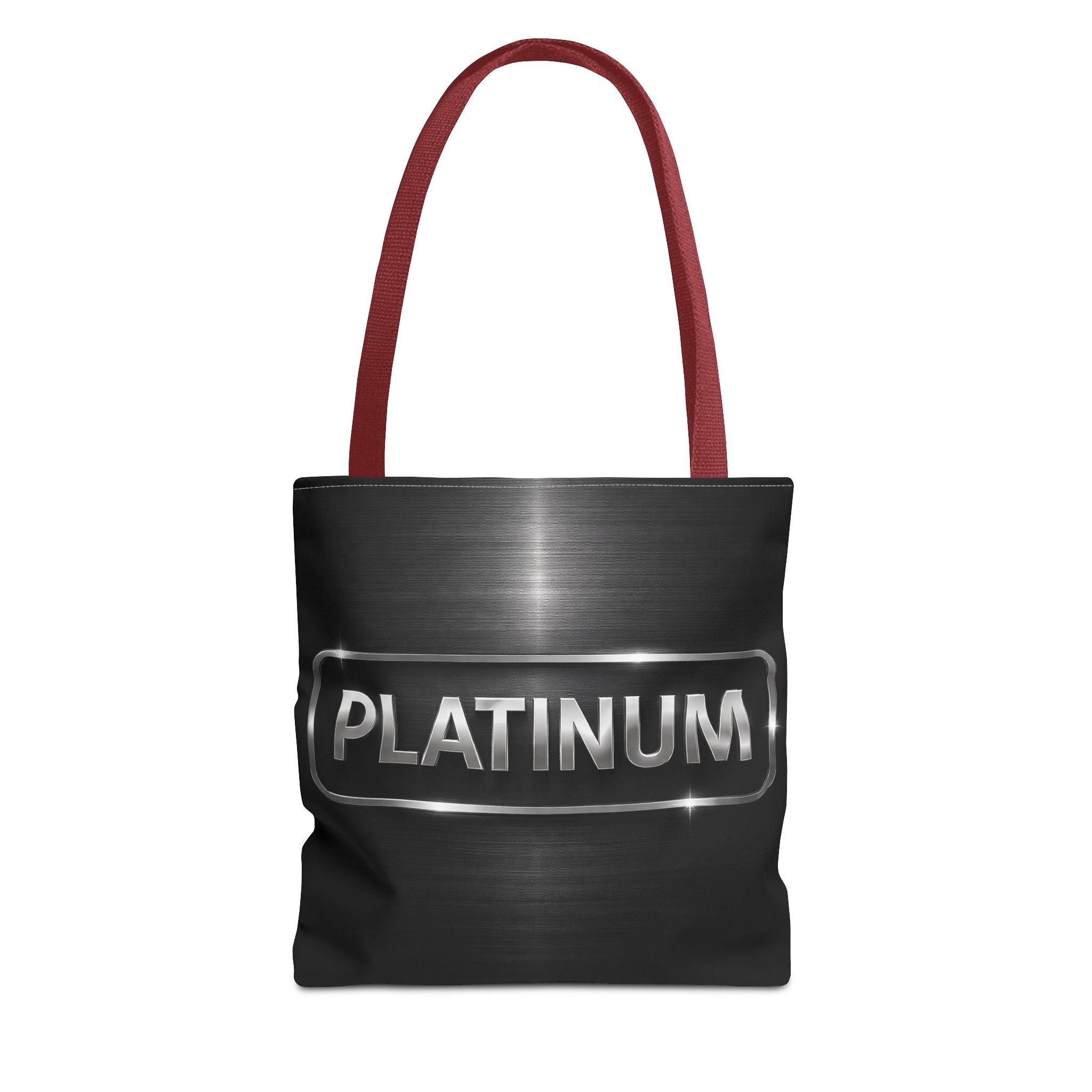 PLATINUM Tote Bag – Minimal Black Premium Statement Bag