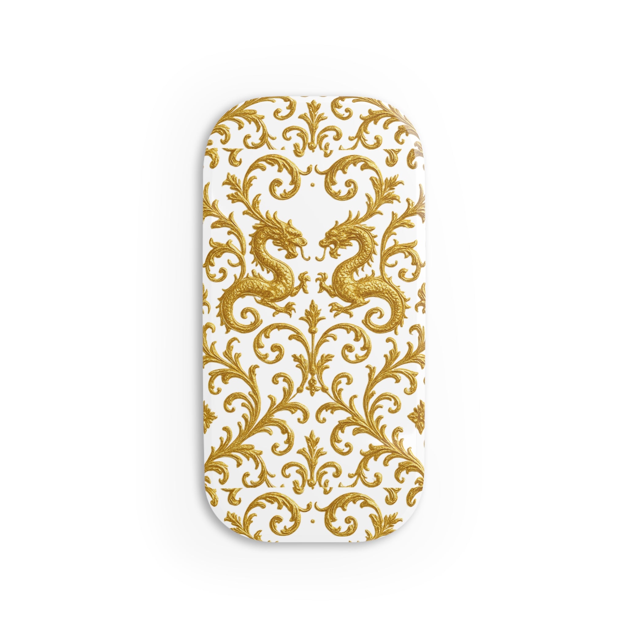 Gold Baroque Dragon Phone Grip | Luxury Decorative Phone Stand