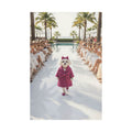 Fashion Runway Dog Wall Art – Luxury Statement Canvas Print