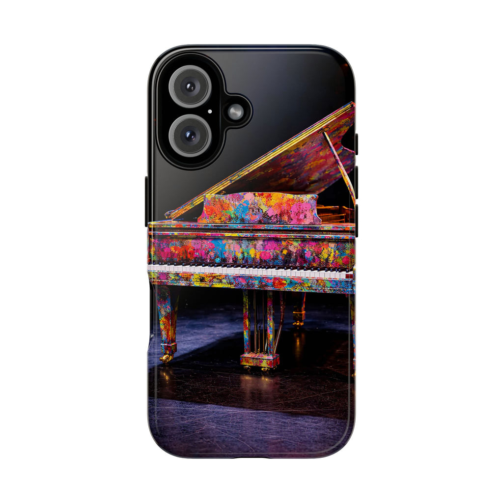 Colorful Grand Piano Phone Case | Artistic Luxury Piano Design