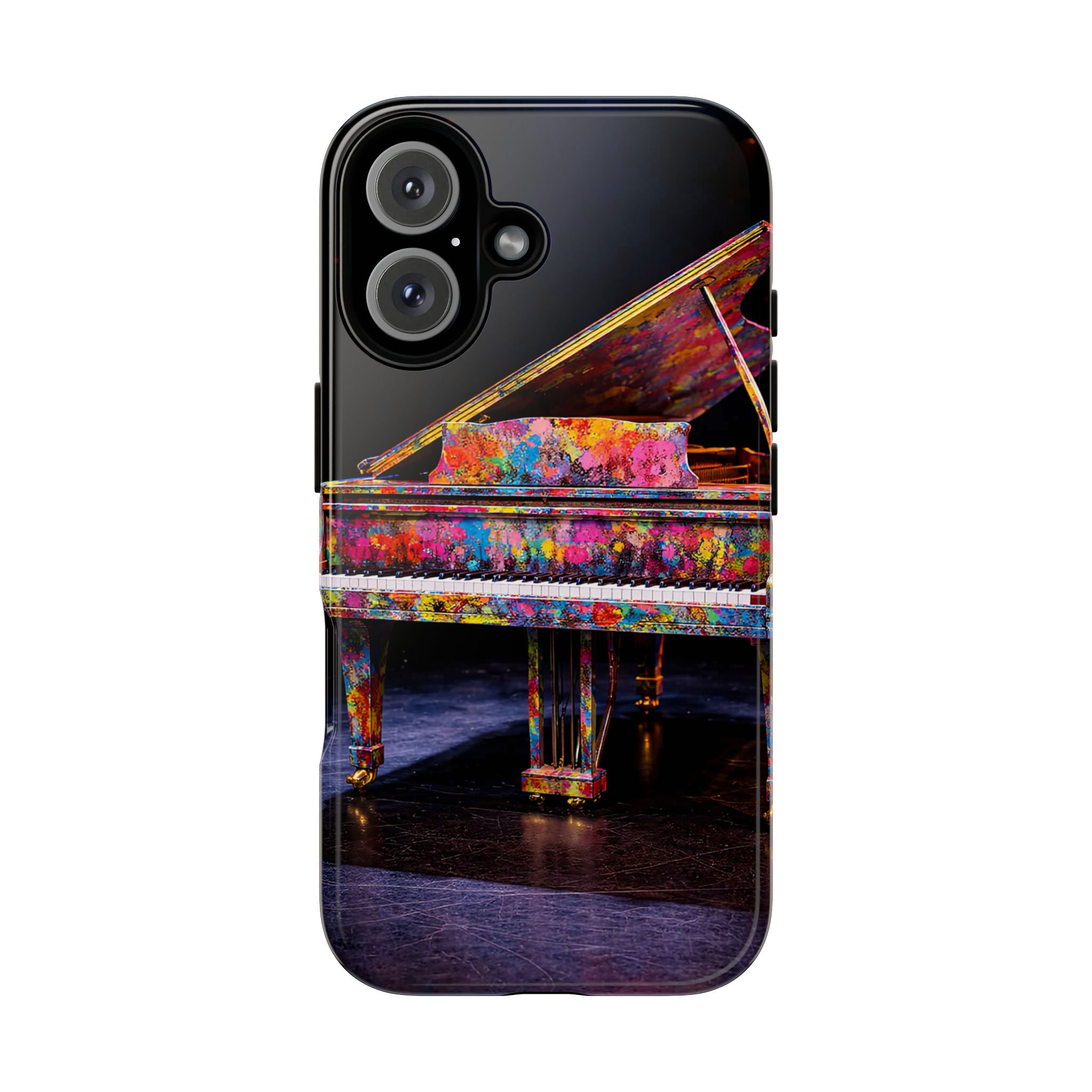 Colorful Grand Piano Phone Case | Artistic Luxury Piano Design