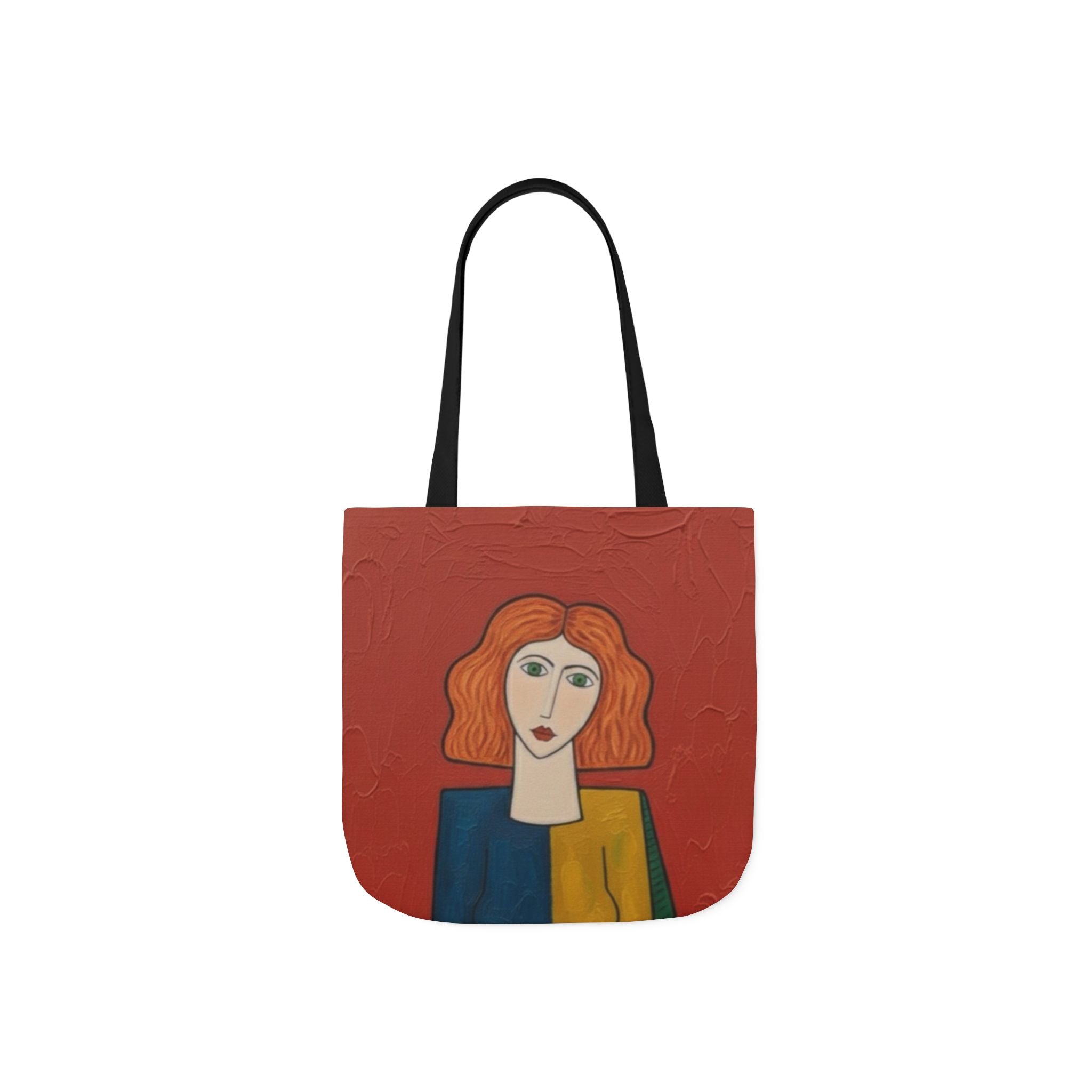 Parisian Café Canvas Tote — Illustrated City Street Market Bag