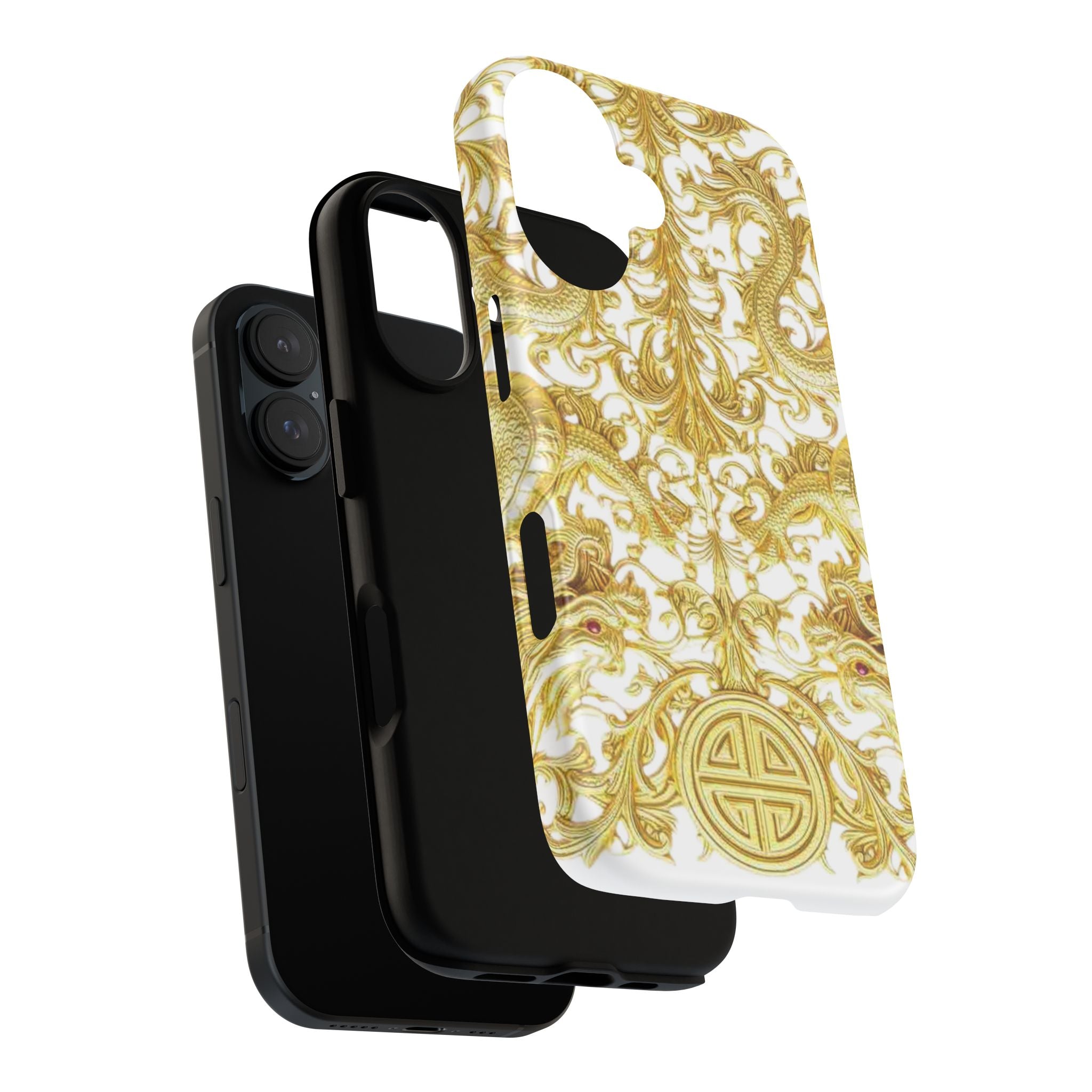 Gold Dragon Ornament Phone Case