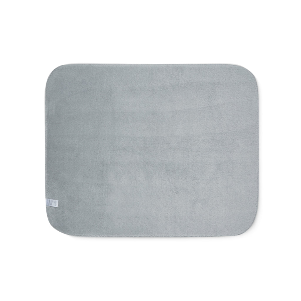 Cute Side Bunny Throw Blanket – Minimal Rabbit Illustration