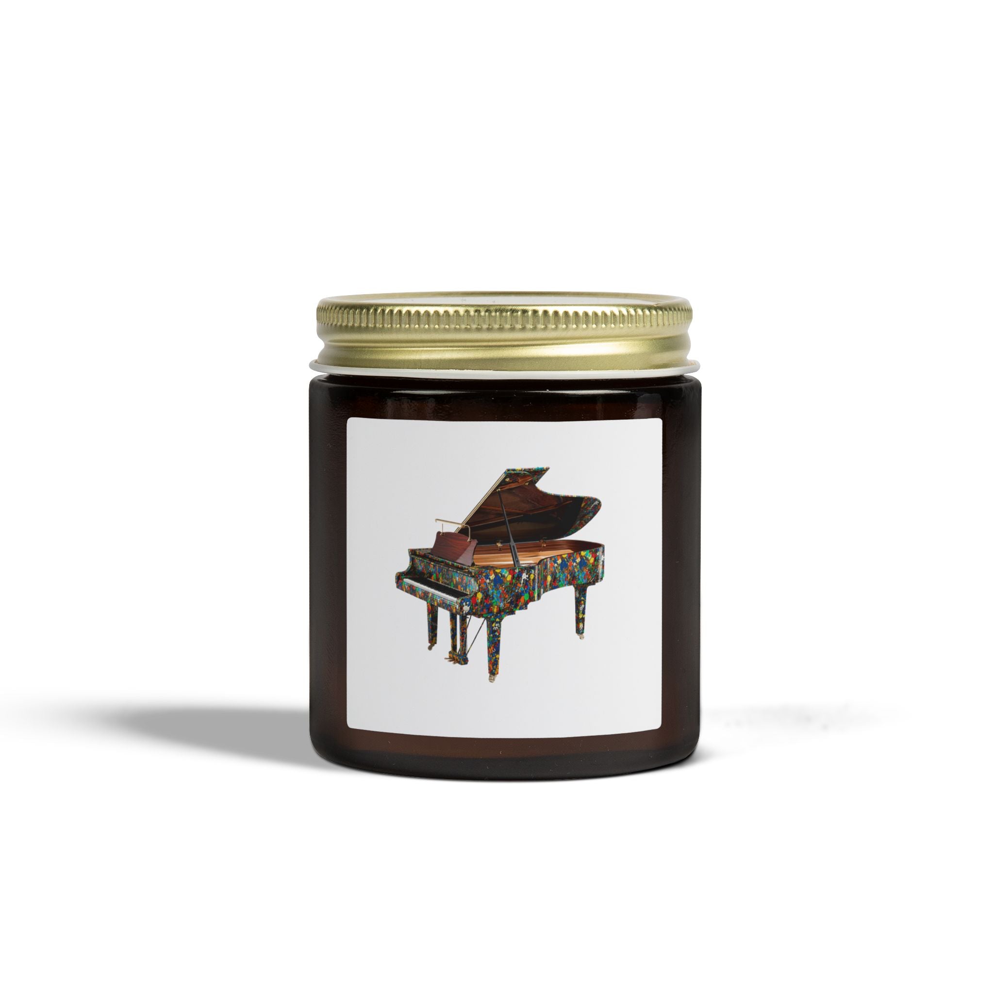Piano Art Candle – Color Grand Piano, Music Inspired Home Decor