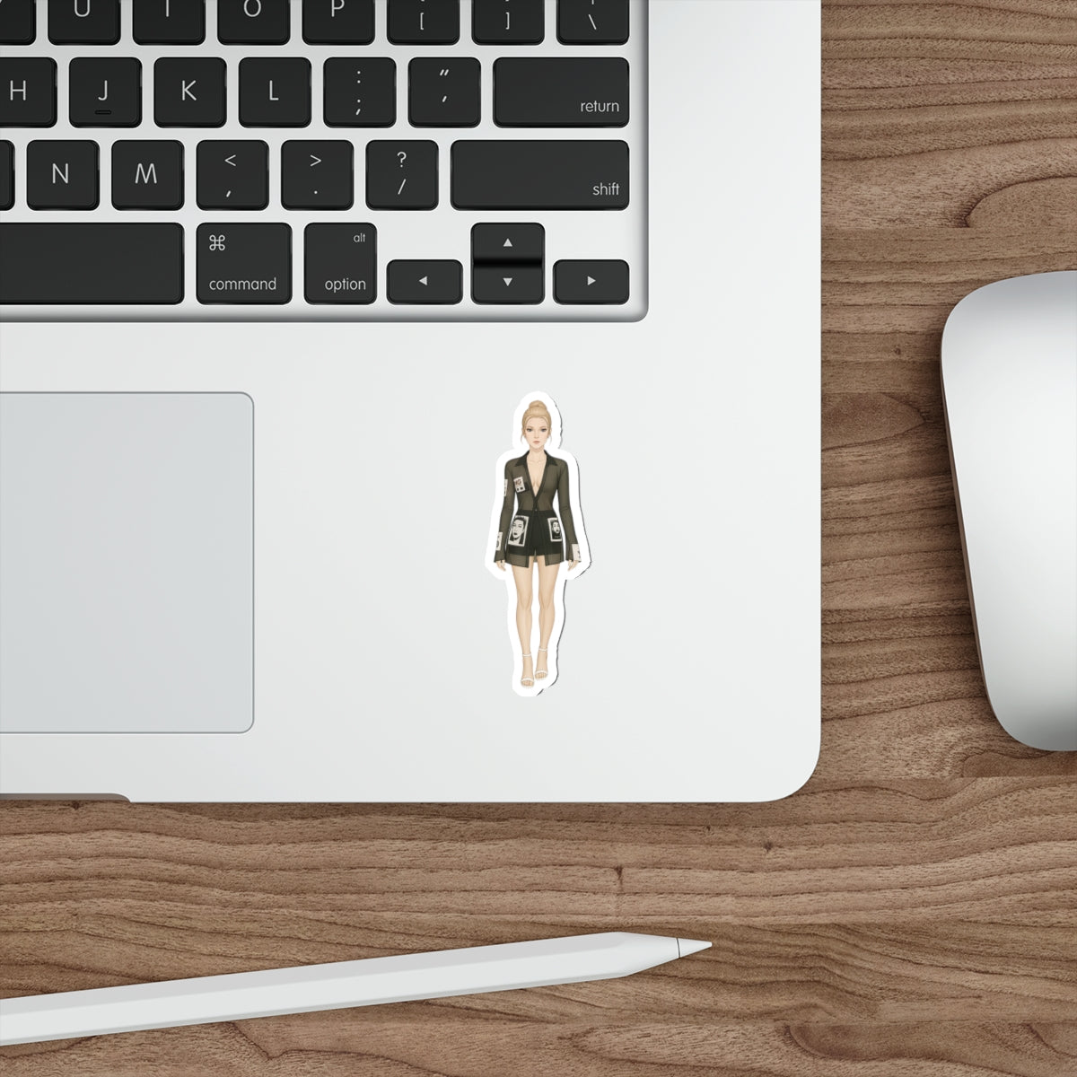 Fashion Illustration Sticker – Minimal Chic Style