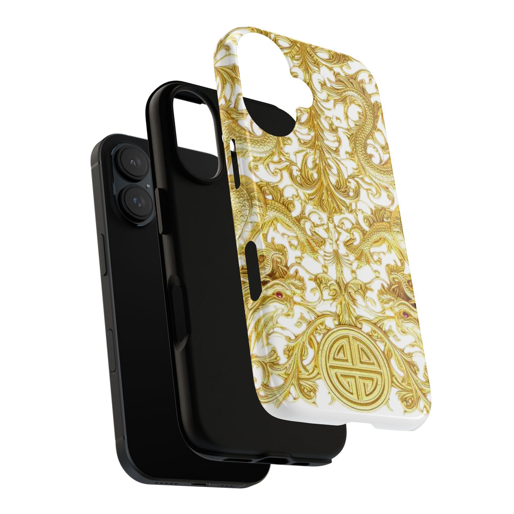 Gold Dragon Ornament Phone Case