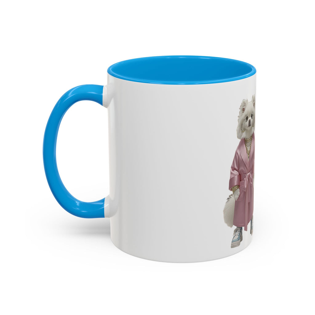 Fashionable Dogs Ceramic Mug — Stylish Designer-Dressed Dogs (11oz & 15oz)
