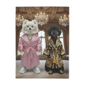 The Royal Portrait Blanket Custom Pet Plush Fleece