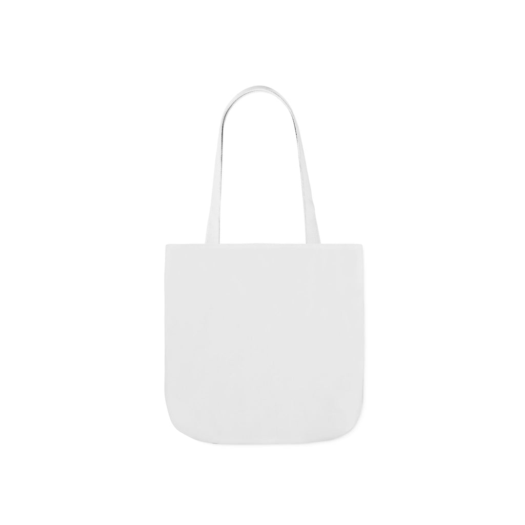 Biker Bunny Canvas Tote — Motorcycle Rabbit Graphic Tote Bag