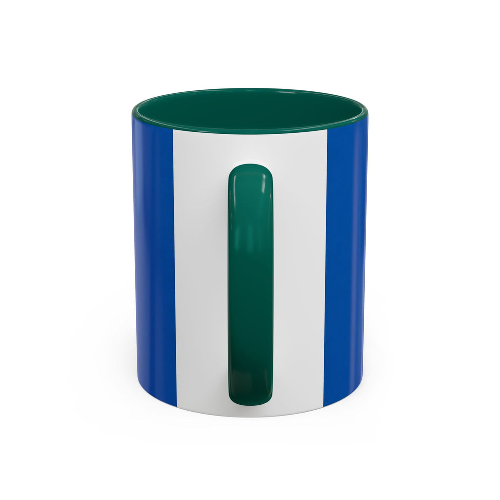 Blue Bunny Accent Mug – Cute Minimal Animal Art Cup