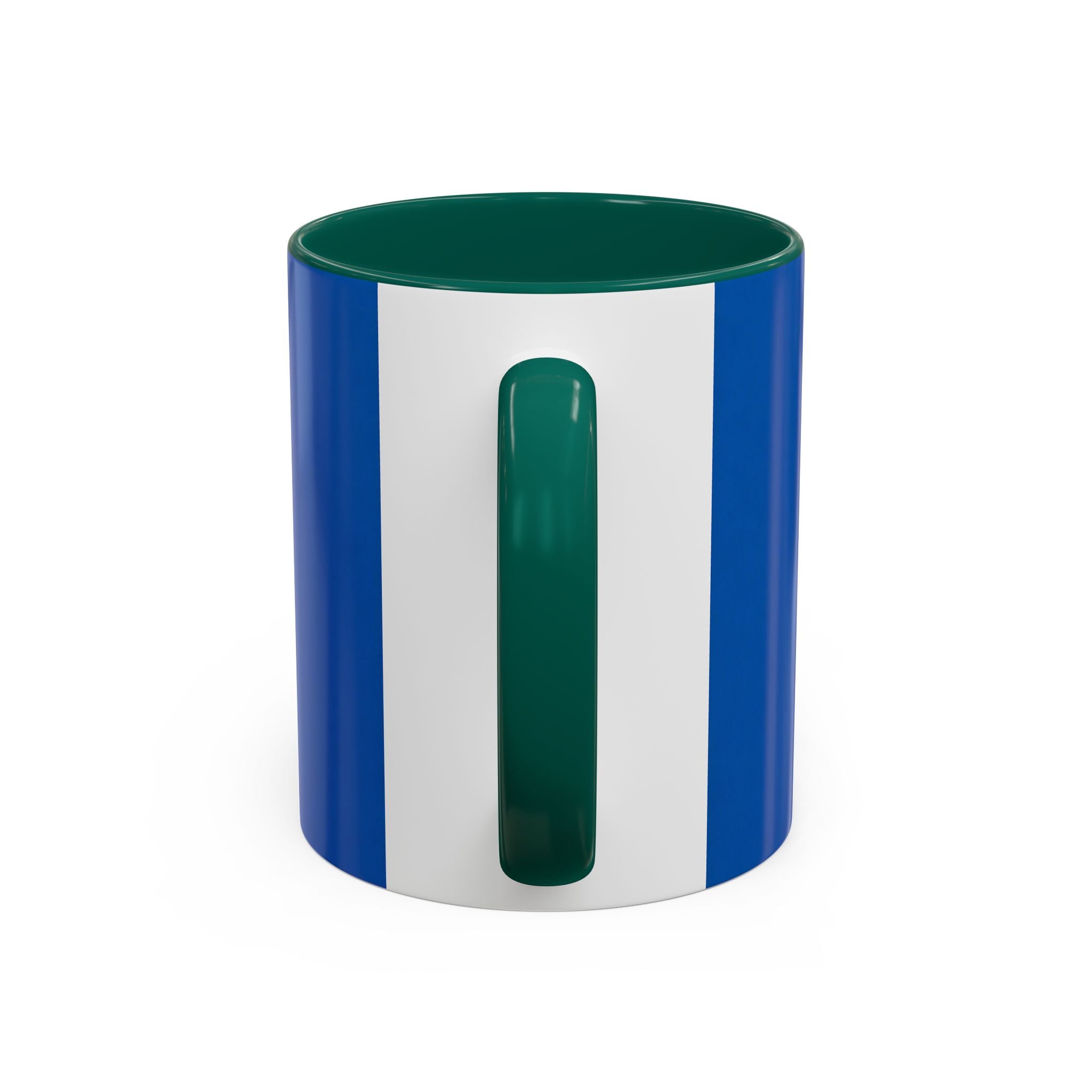 Blue Bunny Accent Mug – Cute Minimal Animal Art Cup